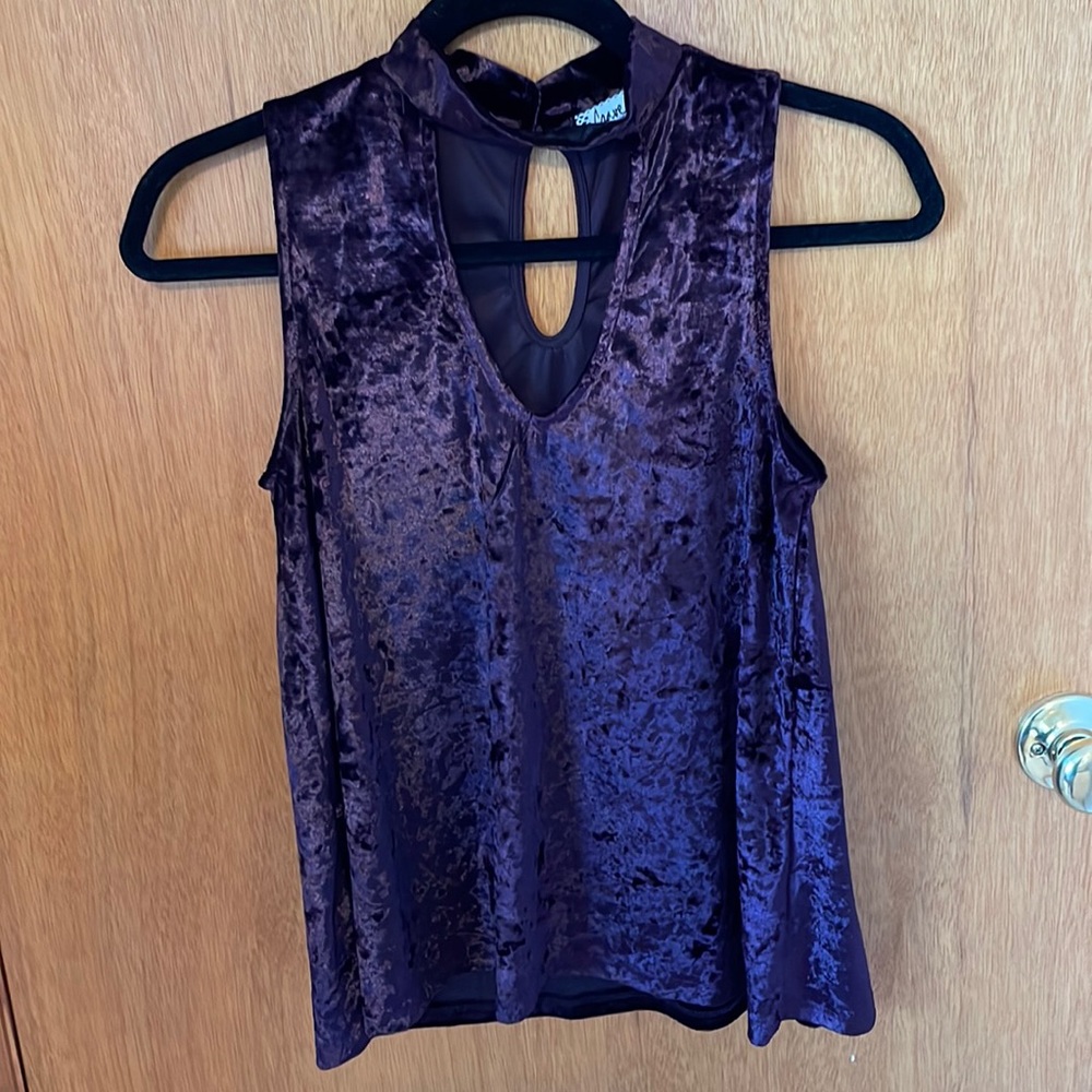 Suede Tank Top